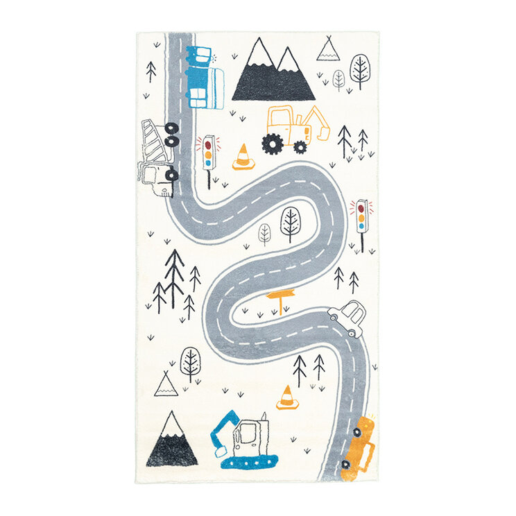 Bilmatta För Barn - Dex Road Blå - product
