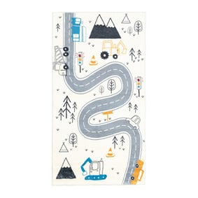 Bilmatta För Barn - Dex Road Blå - sfeer