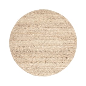 Rund Ullmatta - Feline Taupe/Melerad - sfeer
