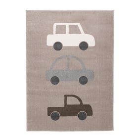 Barnrumsmatta - Bowie Auto Taupe - sfeer