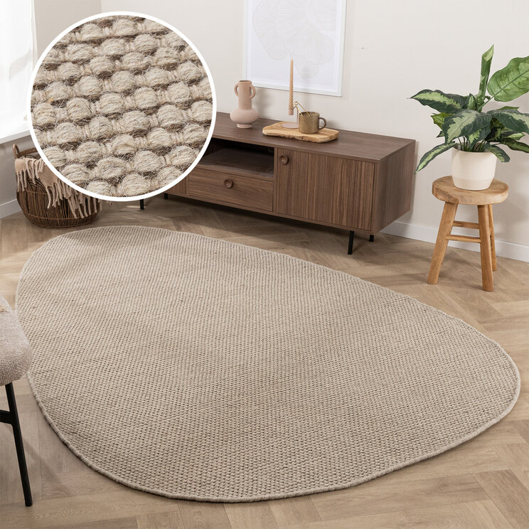 Organisk Formad Matta - Bliss Beige/Brun