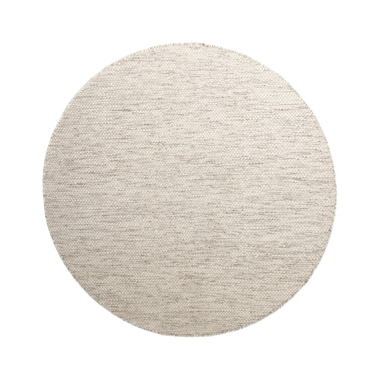 Rund Ullmatta - Bliss Beige/Melerad - product