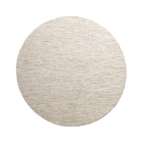 Rund Ullmatta - Bliss Beige/Melerad - sfeer