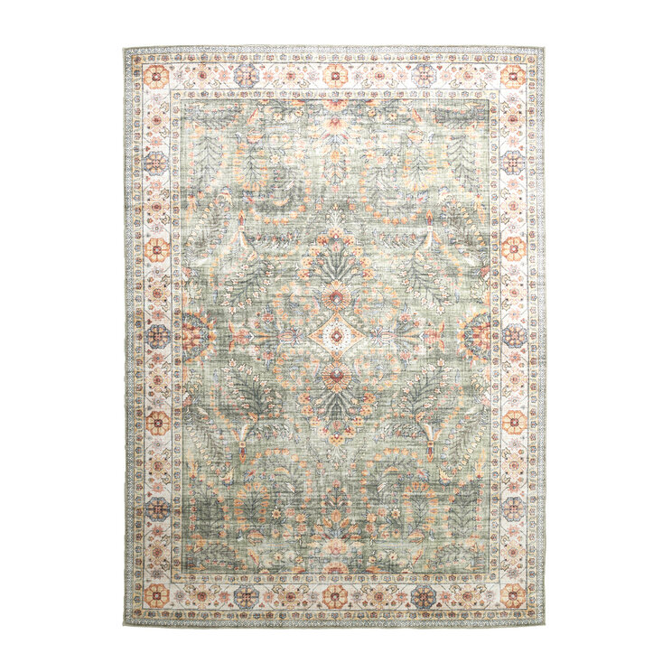 Vintage Utomhusmatta - Santo Flora Olivgrön - product