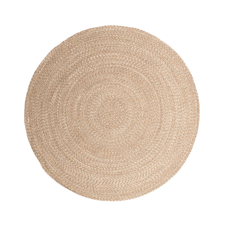 Rund Utomhusmatta I Jute - Bali Brun - product