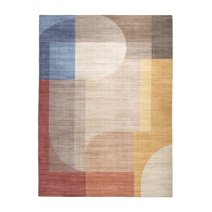 Abstrakt Utomhusmatta - Groovy Shapes Flerfärgad - product