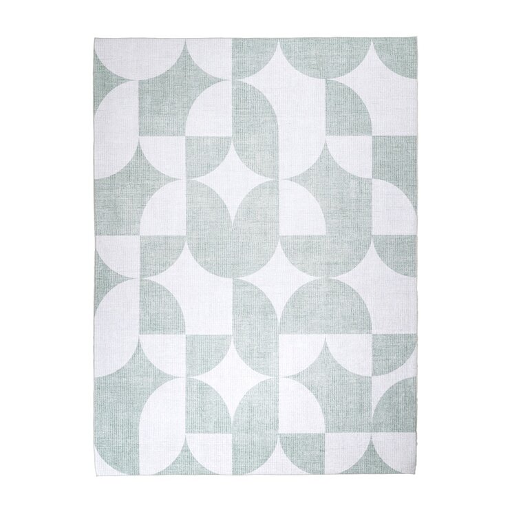 Abstrakt Utomhusmatta - Groovy Tiles Grön - product