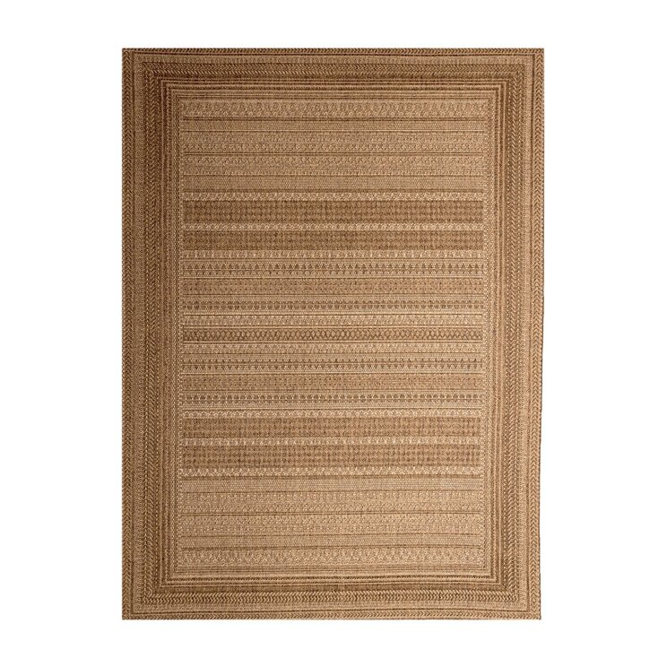 Utomhusmatta I Jute - Mavi Stripes Gräddvit/Brun - product