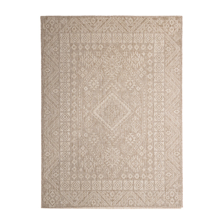 Utomhusmatta I Jute - Atlas Aztec Brun/Gräddvit - product