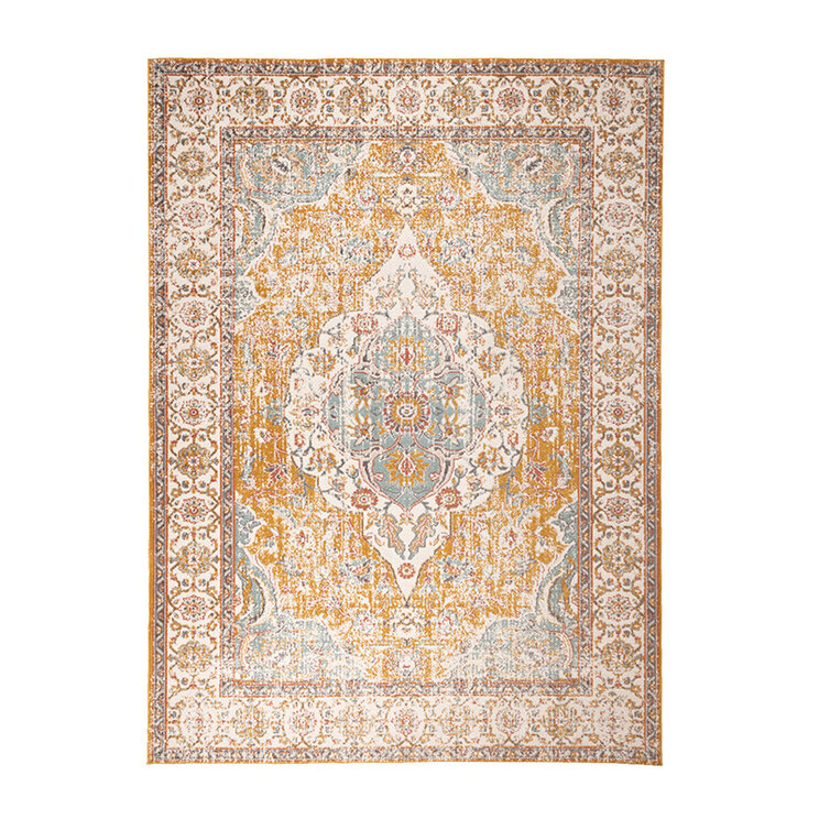 Matta I Vintagestil - Thirza Medaillon Okragul/Flerfärgad - product