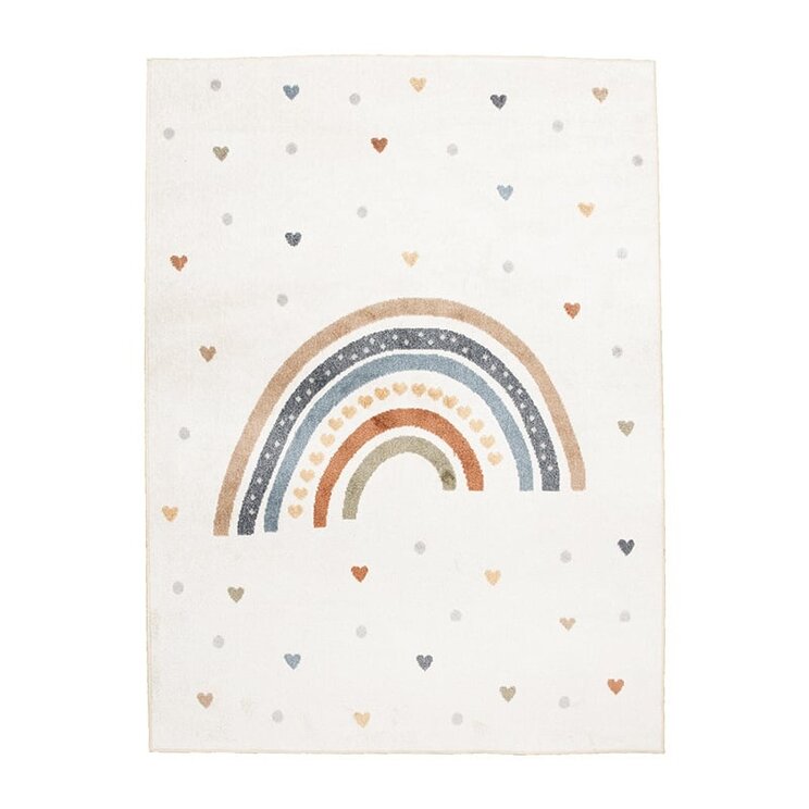 Tvättbar Barnmatta - Ravi Rainbow Flerfärgad - product