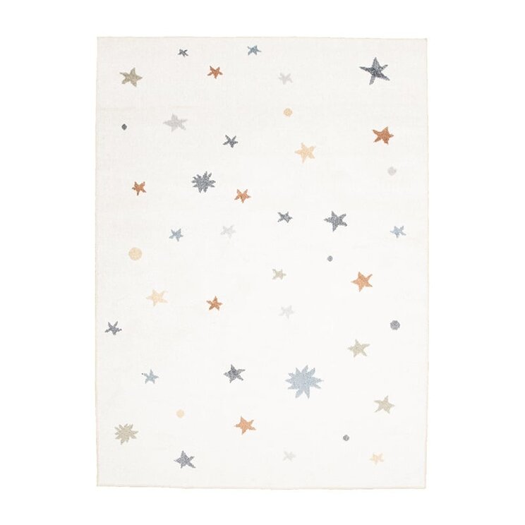 Tvättbar Barnmatta - Ravi Stars Flerfärgad - product