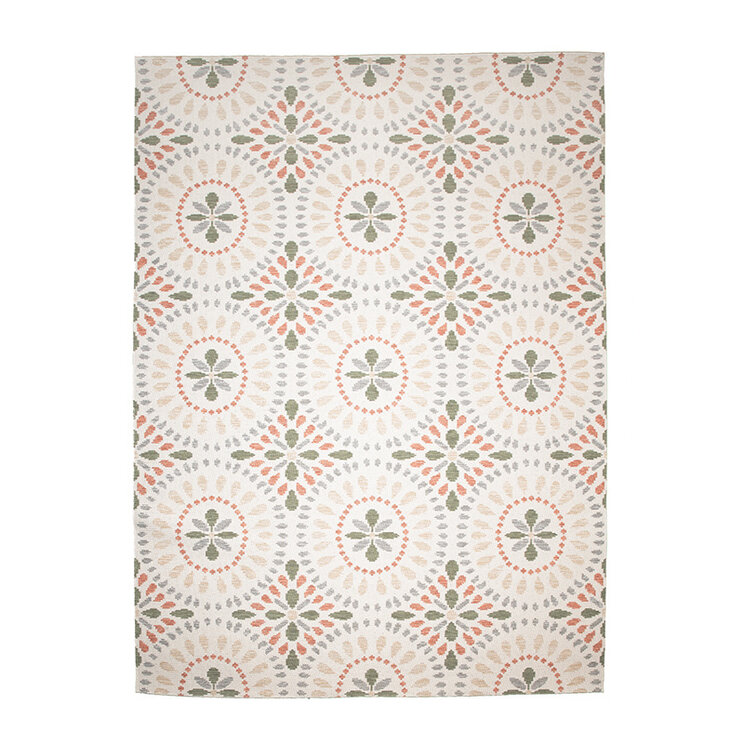 Inomhus- Och Utomhusmatta - Ranch Mandala Beige - product