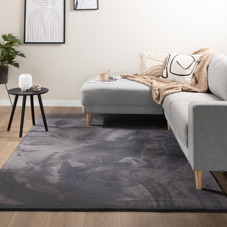 Mjuk Matta Med Låg Lugg - Cozy Antracit