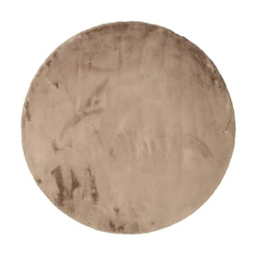 Rund Matta Med Hög Lugg  - Comfy Supreme Taupe - sfeer