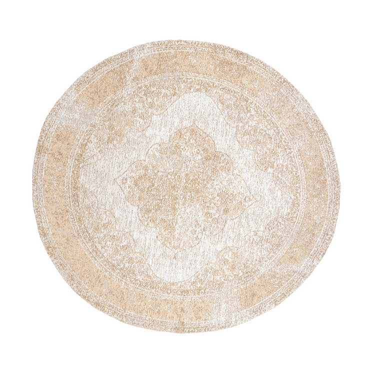 Rund Matta I Vintagestil - Admire Beige - product