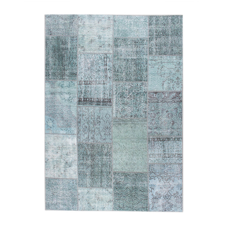 Lapptäckesmatta  - Estate Patchwork Blågrön - product