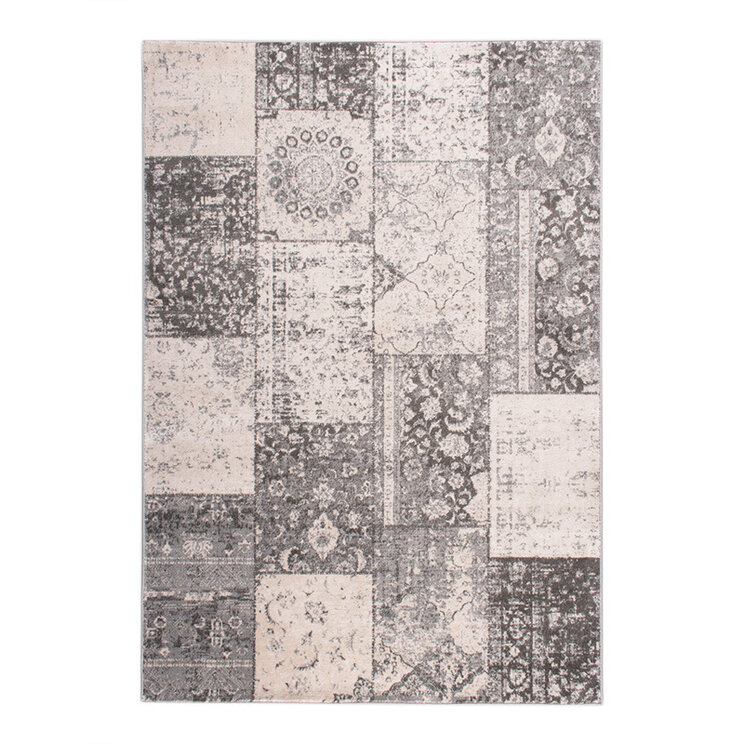 Lapptäckesmatta  - Deep Patchwork Taupe/Grå - product