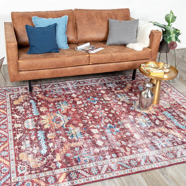 Matta I Vintagestil - Azara Persia Röd