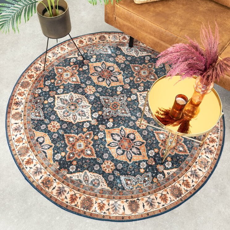 Rund Matta I Vintagestil - Imagine Oriental Rustik