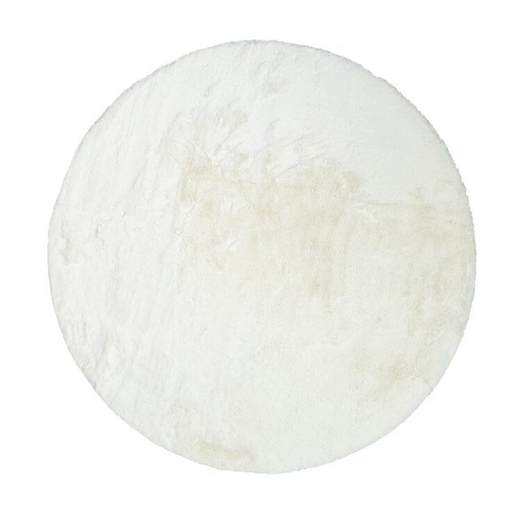 Rund Matta Med Hög Lugg  - Comfy Supreme Vit - product