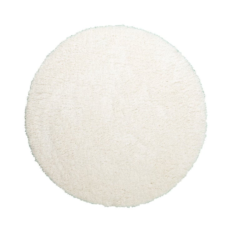 Rund Shagmattor - Blaze Vit - product