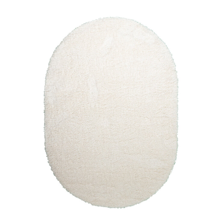 Oval Shagmattor - Blaze Gräddvit/Vit - product