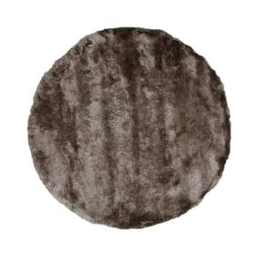 Rund Matta Med Hög Lugg  - Glorious Silver/Grå - sfeer