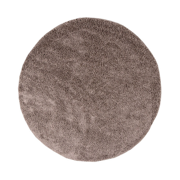 Rund Matta Med Hög Lugg  - Lofty Taupe - product