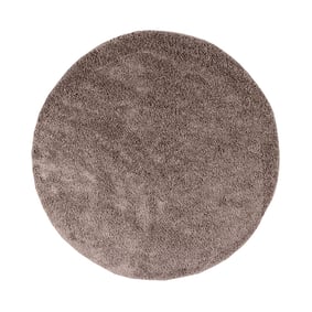 Rund Matta Med Hög Lugg  - Lofty Taupe - sfeer