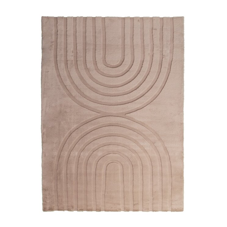 Mjuk Matta Med Hög Lugg - Carvy Arches Taupe - product
