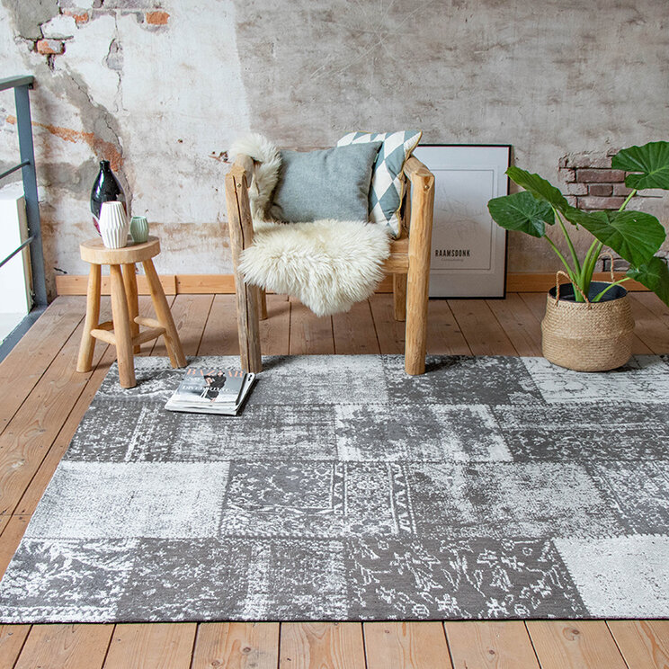 Lapptäckesmatta  - Dreams Patchwork Grå