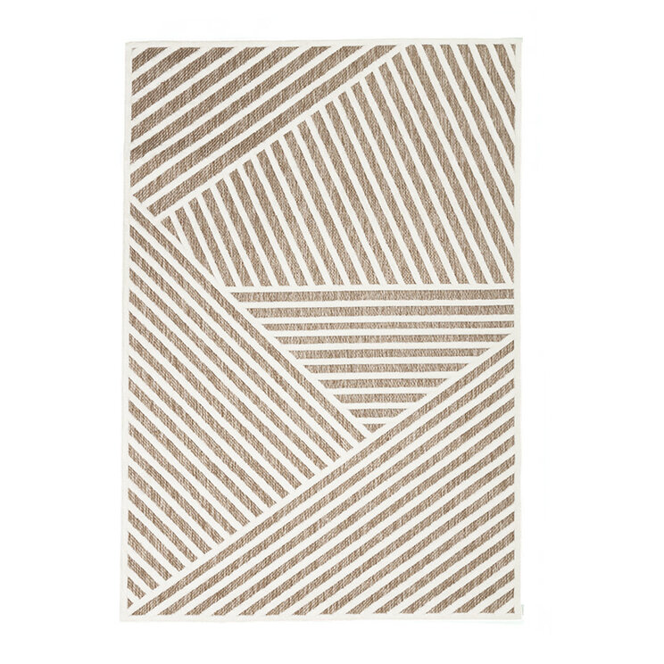 Modern Matta - Nori Lines Vit/Taupe - product