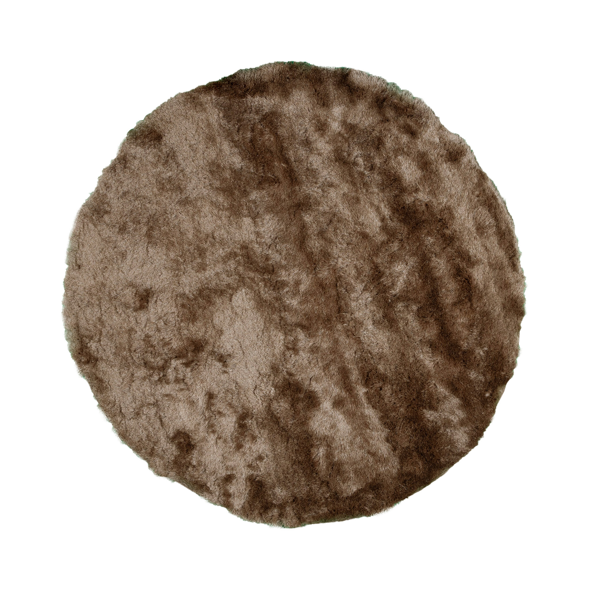 Rund Matta Med Hög Lugg  - Glorious Taupe - sfeer