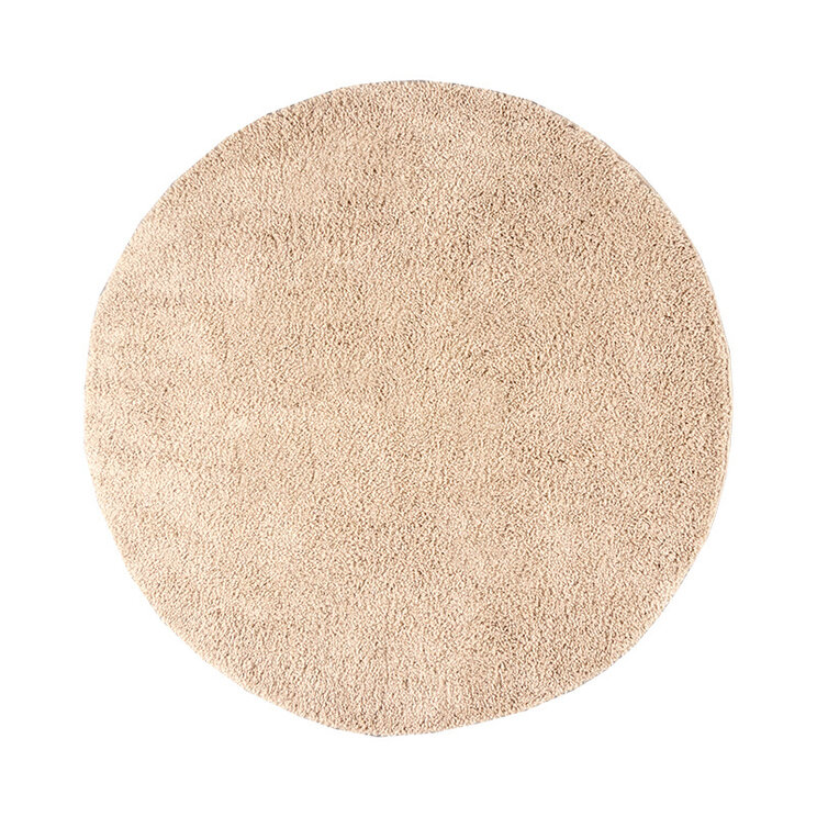 Rund Matta Med Hög Lugg  - Lofty Beige - product