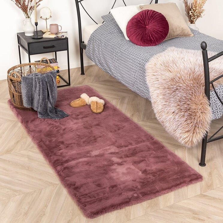 Mjuk Löpare Med Hög Lugg - Comfy Supreme Mörkrosa