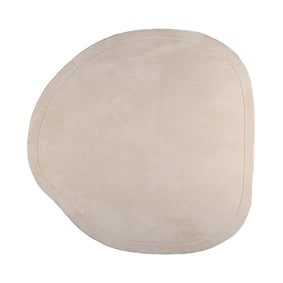 Organisk Formad Matta - Halo Stone Beige - sfeer