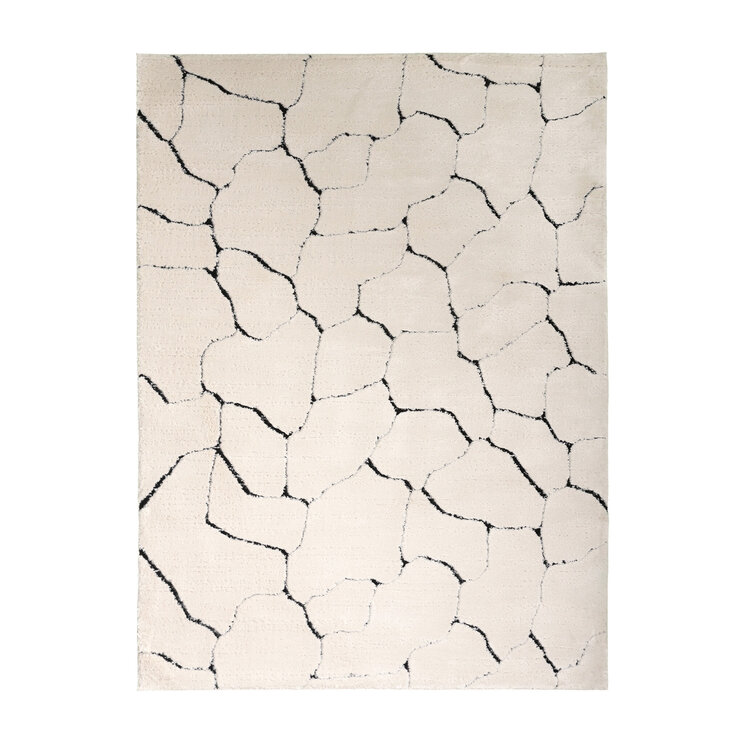 Skandinavisk Matta - Yune Stone Gräddvit/Svart - product