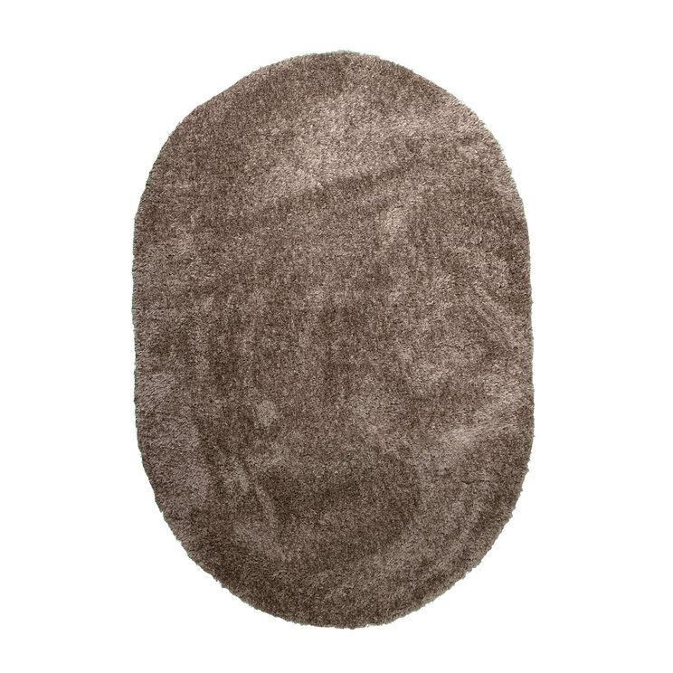 Oval Shagmattor - Blaze Taupe - product