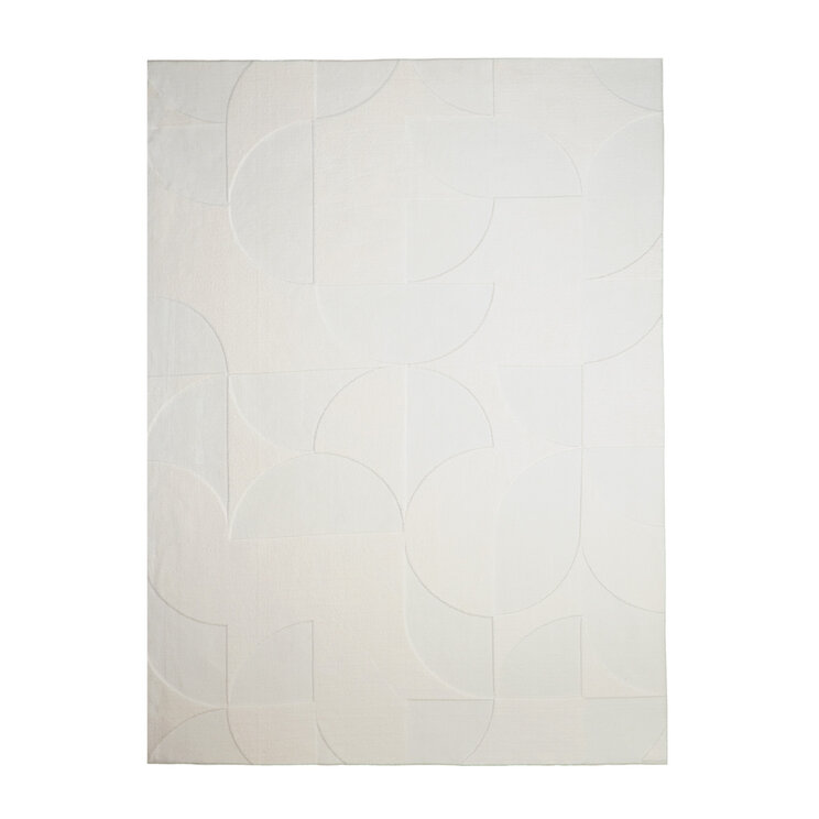 Skandinavisk Matta - Charm Circles Vit - product