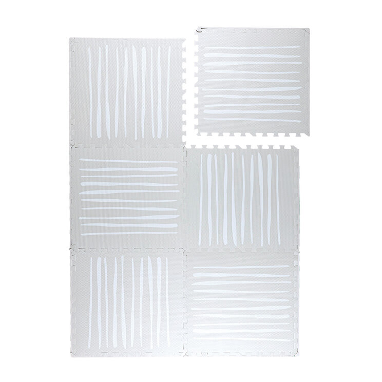 Pusselmatta Av Skum - Alfie Stripes Grå - product