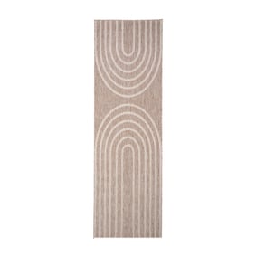 Balkongmatta - Sierra Arches Beige/Gräddvit - sfeer