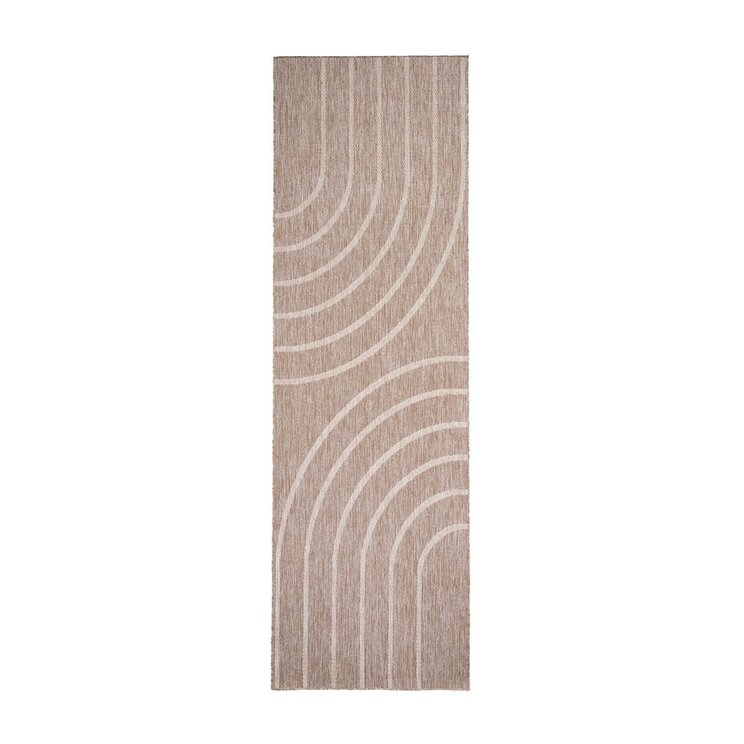 Balkongmatta - Sierra Curves Beige/Gräddvit - product