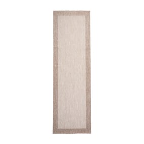 Balkongmatta - Sierra Blocks Gräddvit/Beige - sfeer