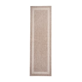 Balkongmatta - Sierra Blocks Beige/Gräddvit - sfeer