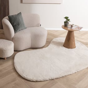 Mjuk Matta Med Hög Lugg - Comfy Supreme Ripple Gräddvit