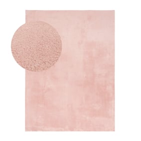 Tvättbar Matta - Vivid Rosa - sfeer