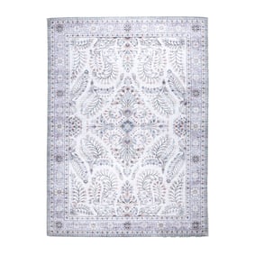 Vintage Utomhusmatta - Santo Flora Vit - sfeer