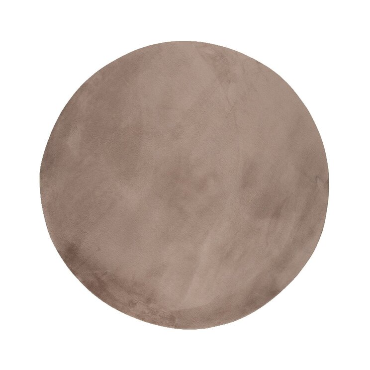 Rund Matta Med Låg Lugg - Cozy Taupe - product