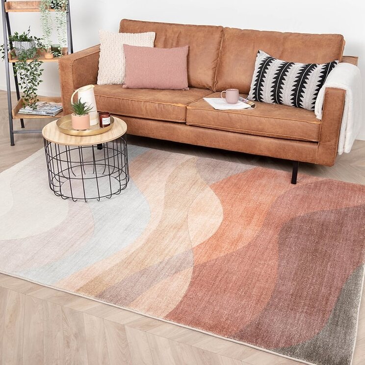 Modern Matta - Field Terrakotta/Röd
